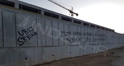 U Splitu osvanuli grafiti: "Ubij Srbina", "Novinari crvi, je***o vam majku"